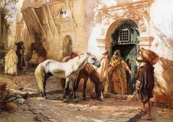 unknow artist Arab or Arabic people and life. Orientalism oil paintings  330 oil painting image